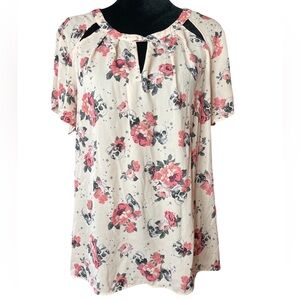 🎉HP🎉 Torrid Roses & Skulls Blouse
